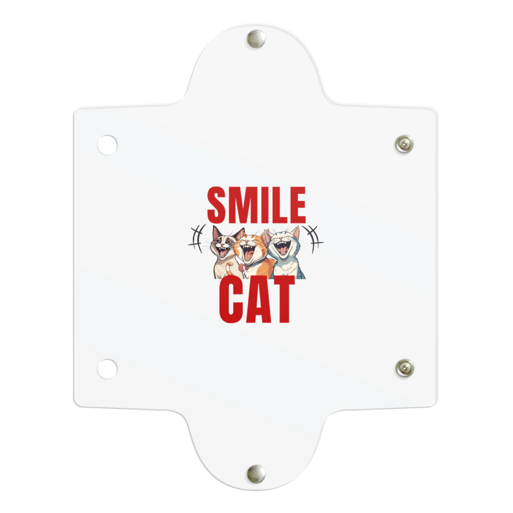 オトバシハウスのSMILE CAT クリアマルチケース