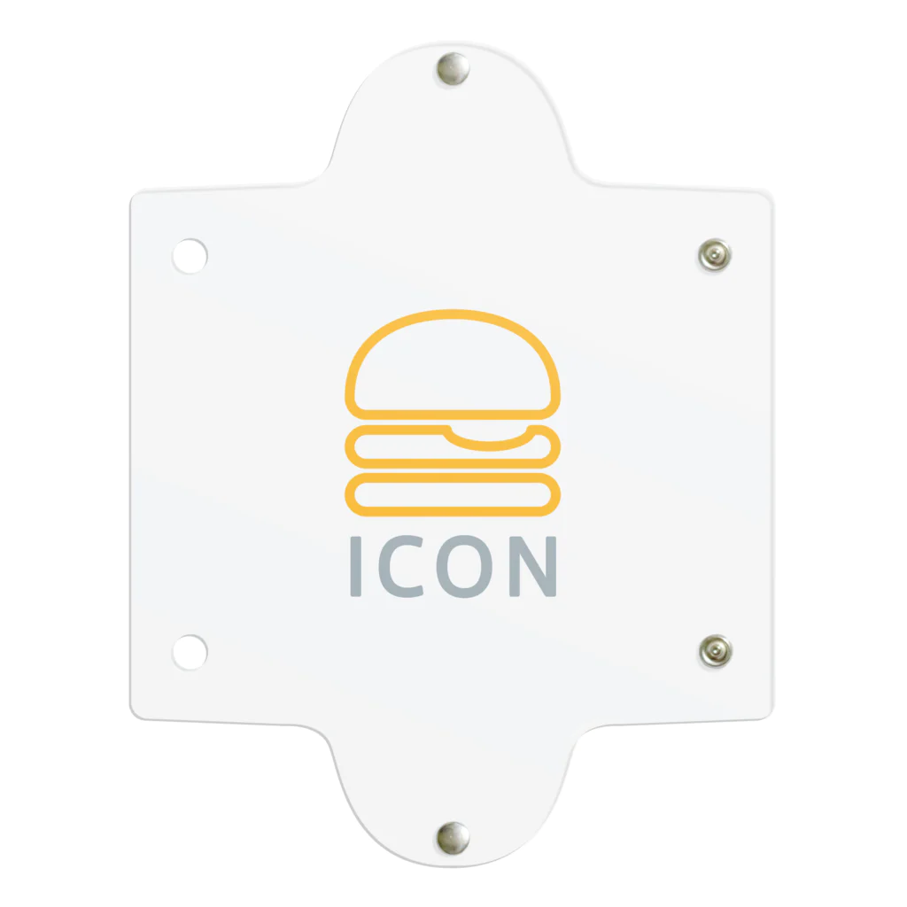 ICONのICONロゴ クリアマルチケース