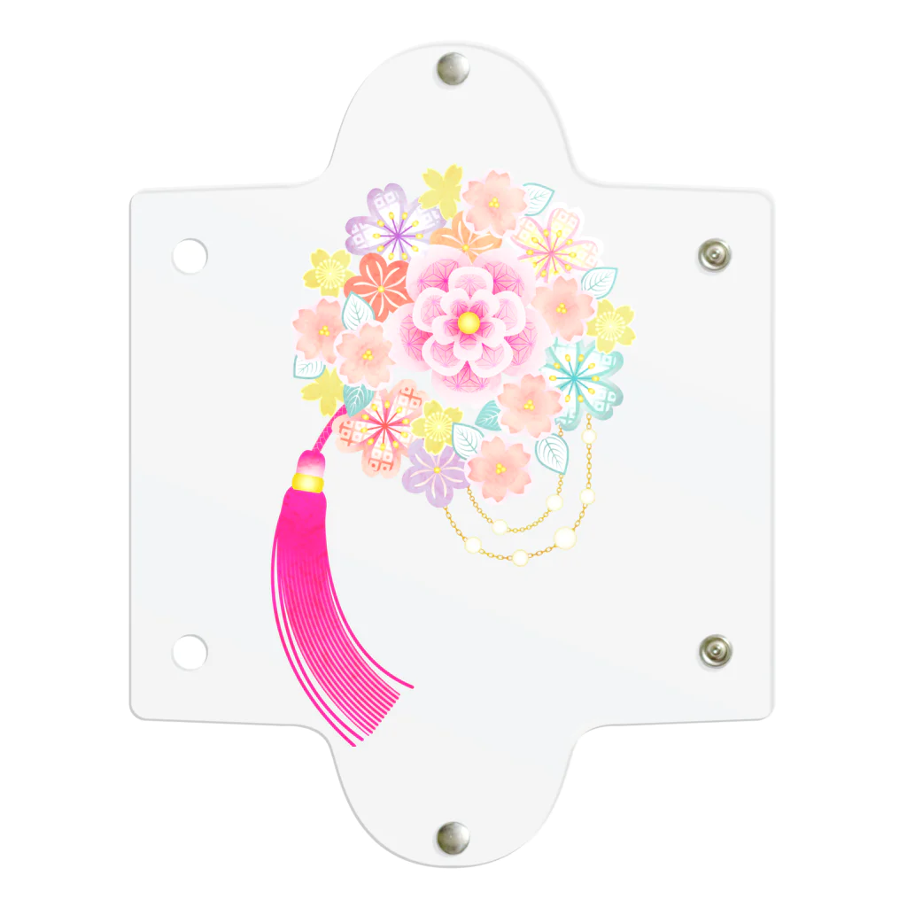 和の色彩 -wa_no_iroiro-の花かんざし02 Clear Multipurpose Case