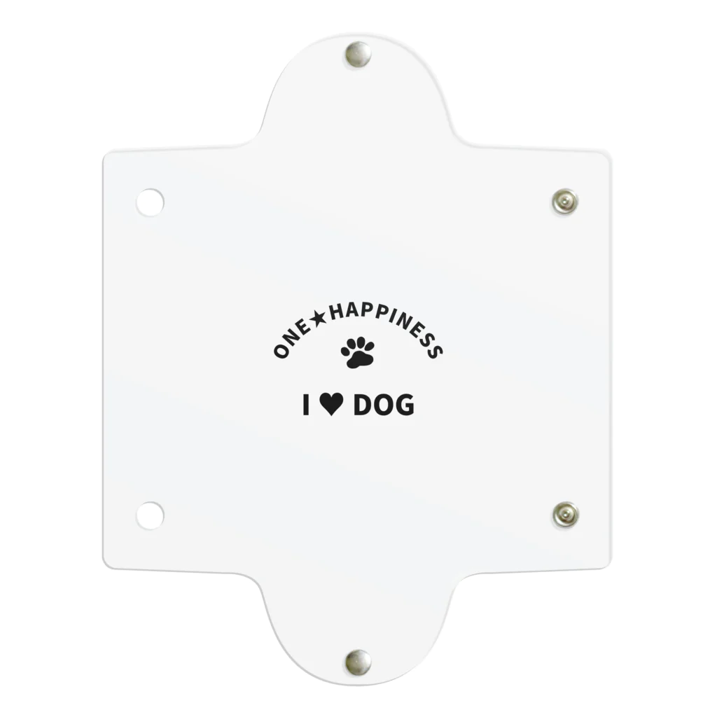 onehappinessのI LOVE DOG　ONEHAPPINESS Clear Multipurpose Case