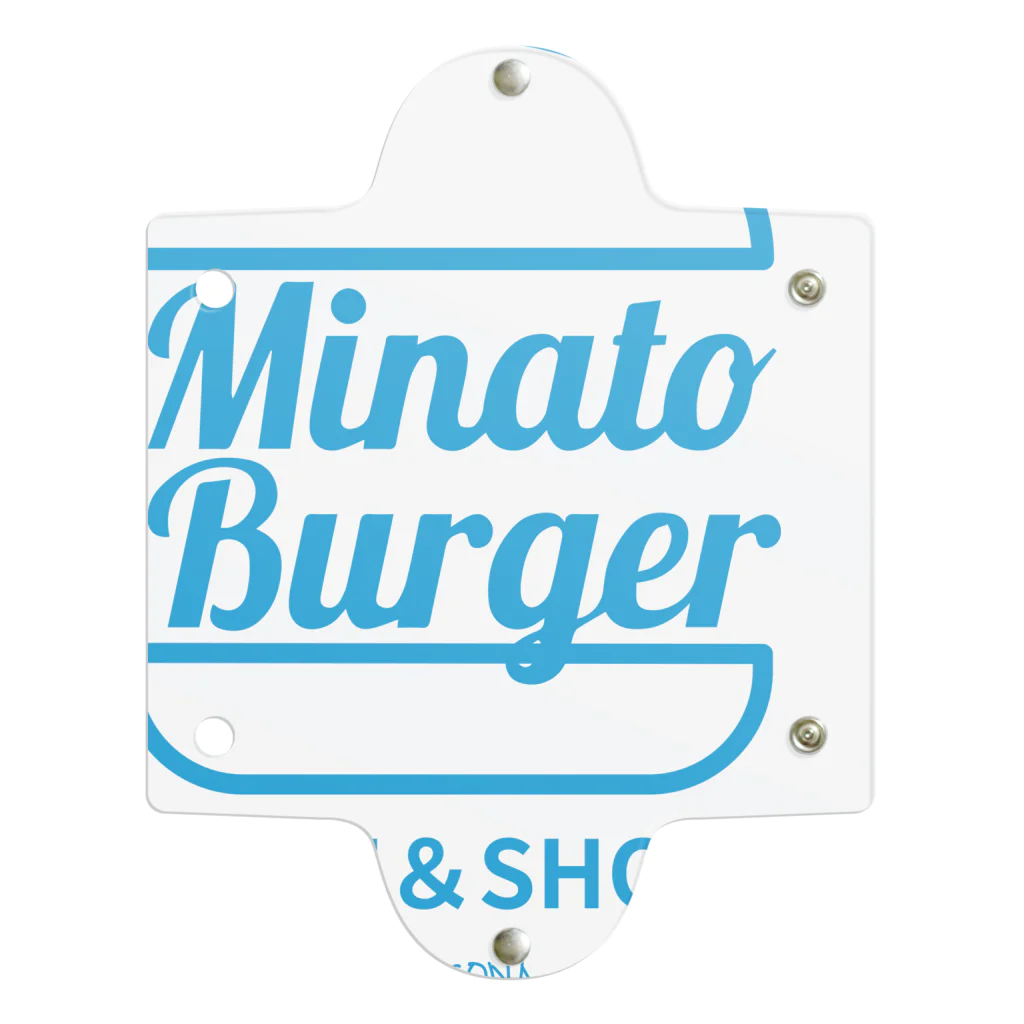 kumiconaShopのミナトバーガー_ロゴグッズ(MinatoBurger) クリアマルチケース