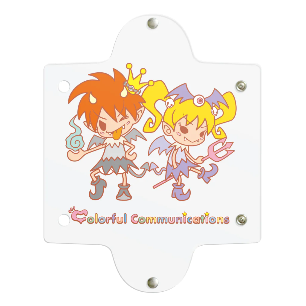 colorful communicationsのデビコミュちゃん Clear Multipurpose Case