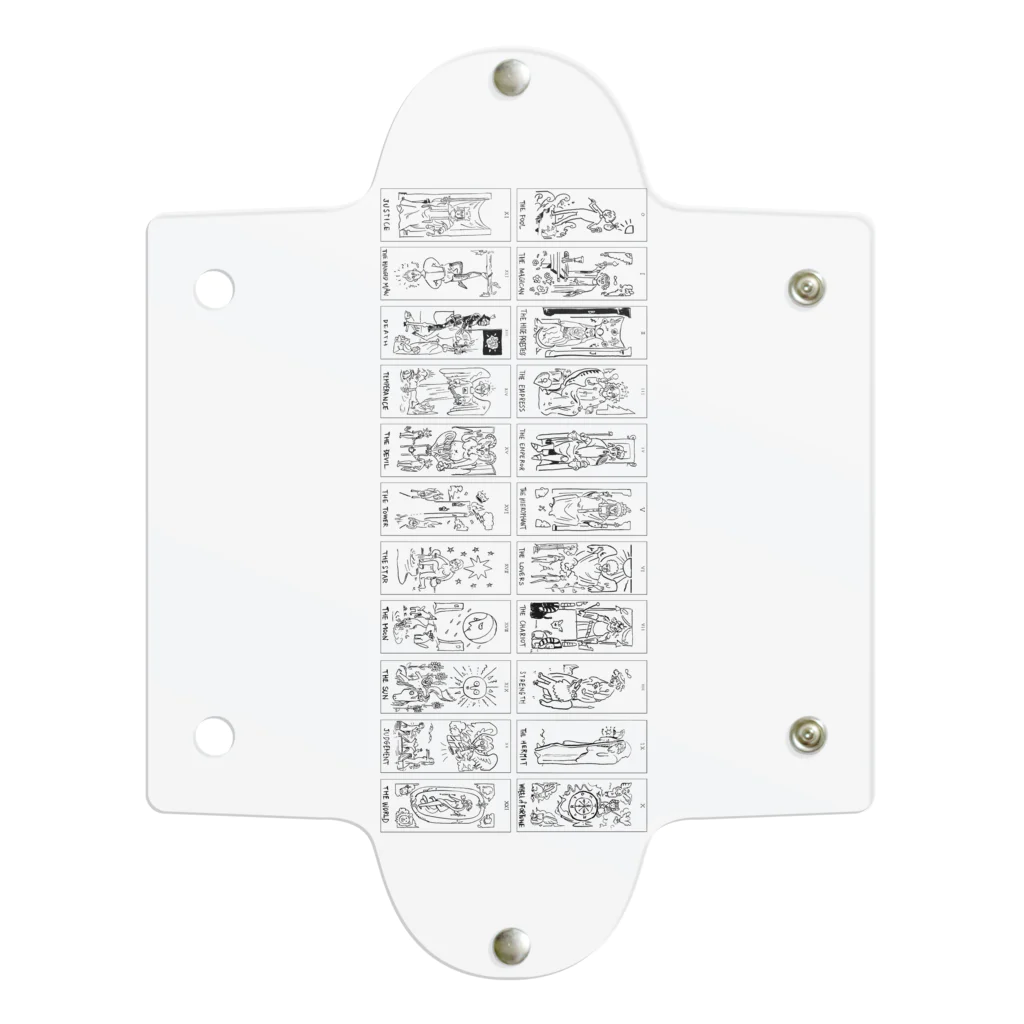 UNICA/ﾕﾆｶの脱力タロット クリアマルチケース