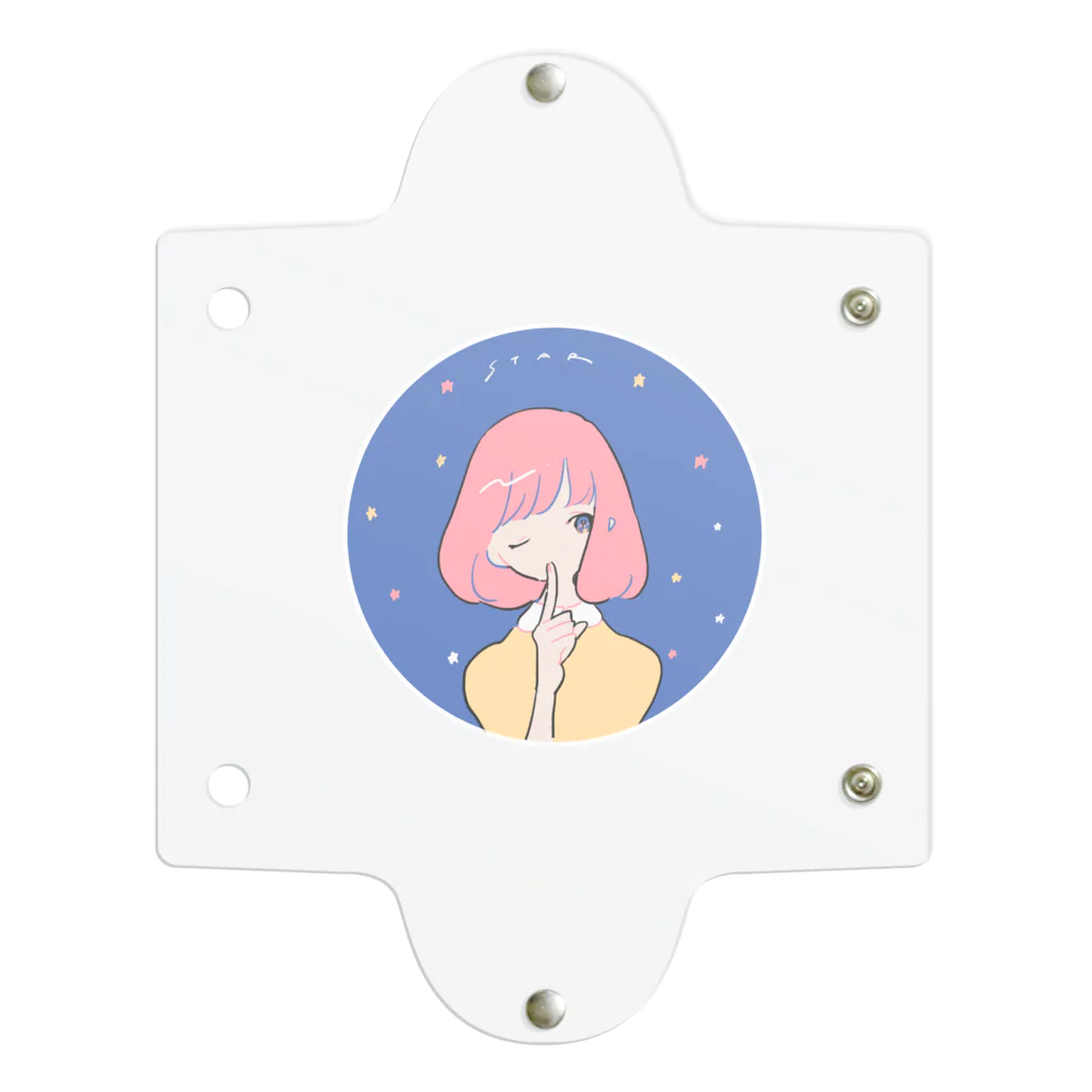 りももんがの星夜のひみつ Clear Multipurpose Case