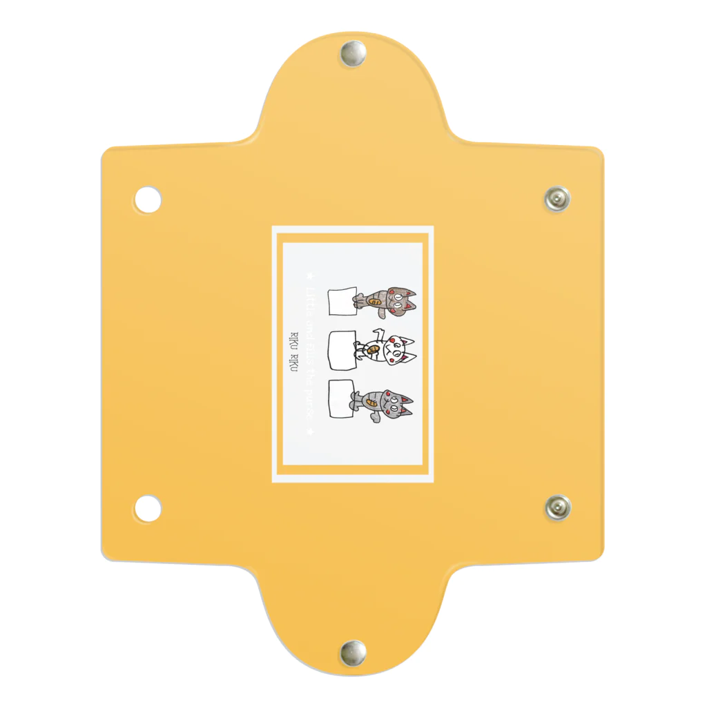RIKURIKUのにゃーにゃーにゃー クリアマルチケース