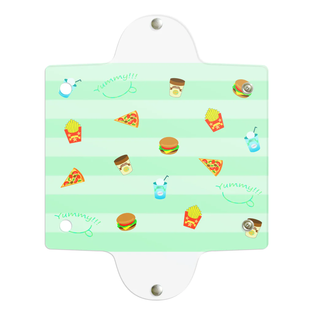 Yokokkoの店のYUMMY!!!(ストライプ） Clear Multipurpose Case