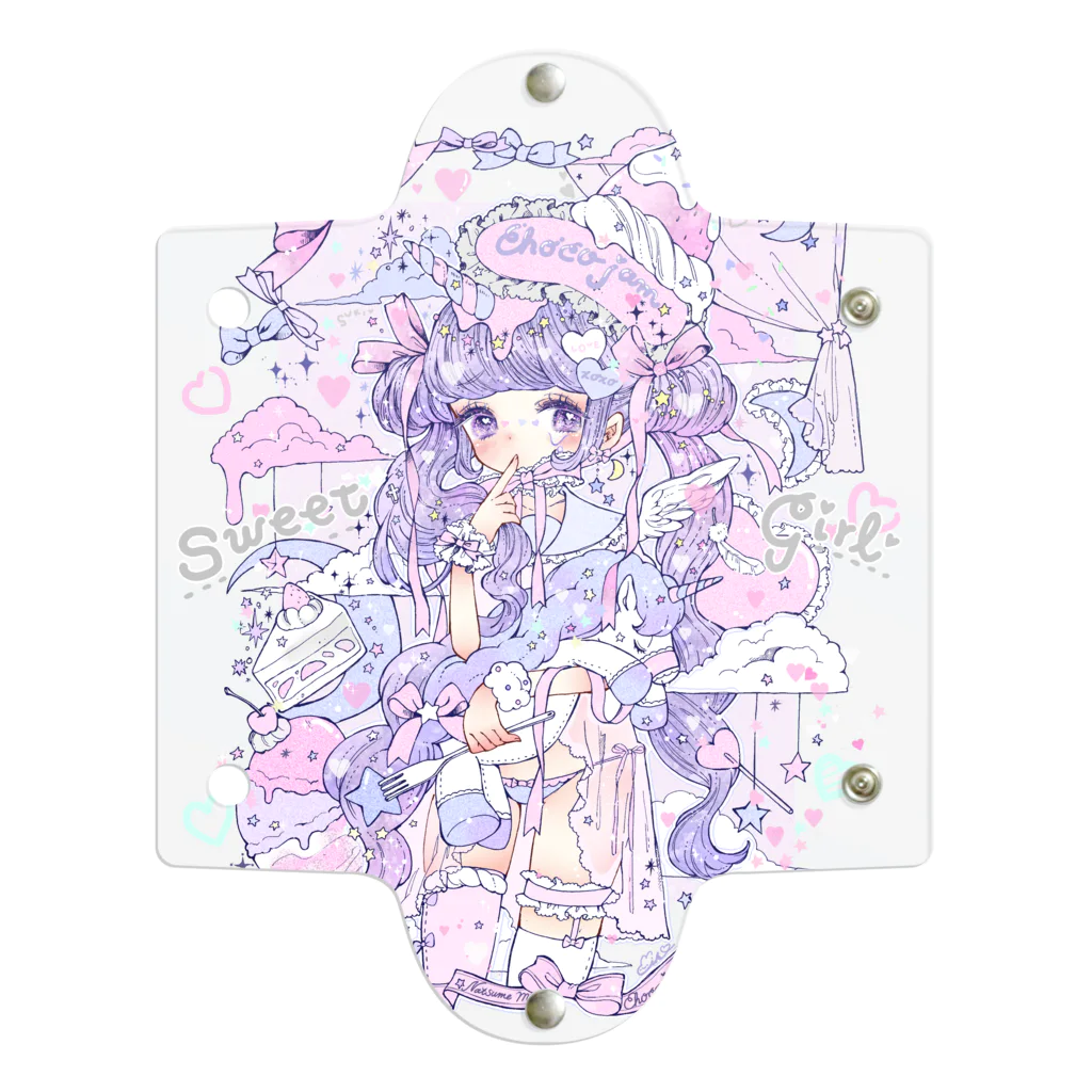 なつめみく♡イラストレーターのゆめゆに♡ Clear Multipurpose Case