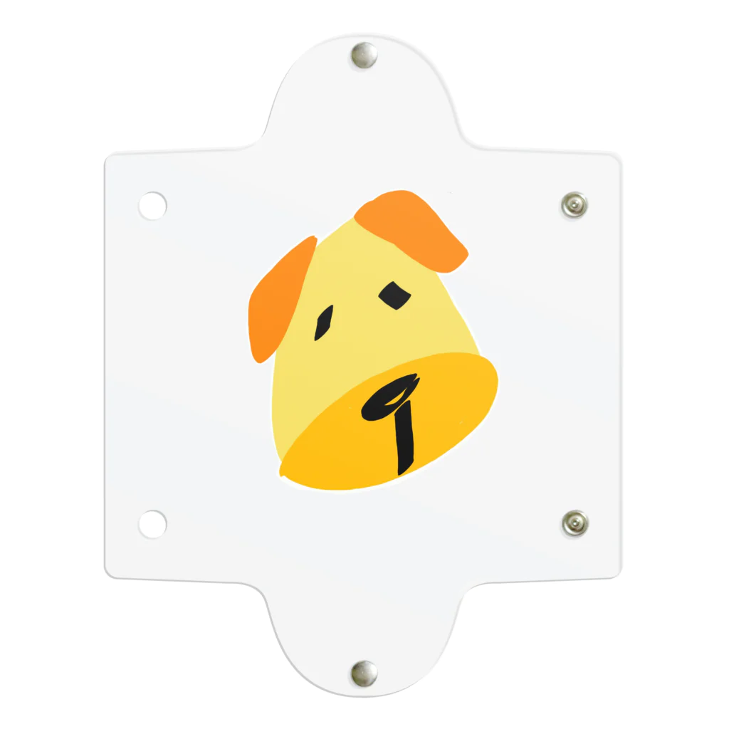 ティシュー山田の犬(黄色) クリアマルチケース