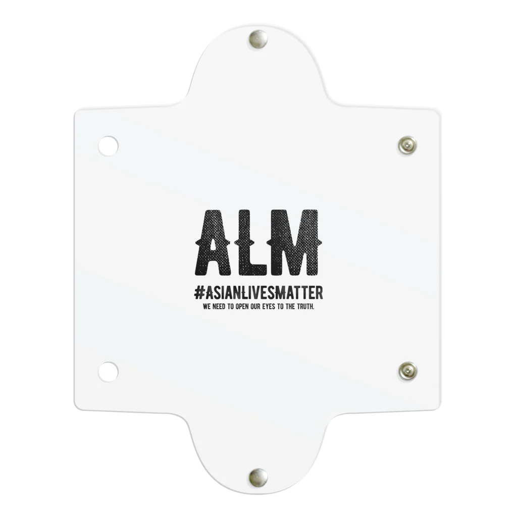 SANKAKU DESIGN STOREのAsian Lives Matter。 黒 Clear Multipurpose Case