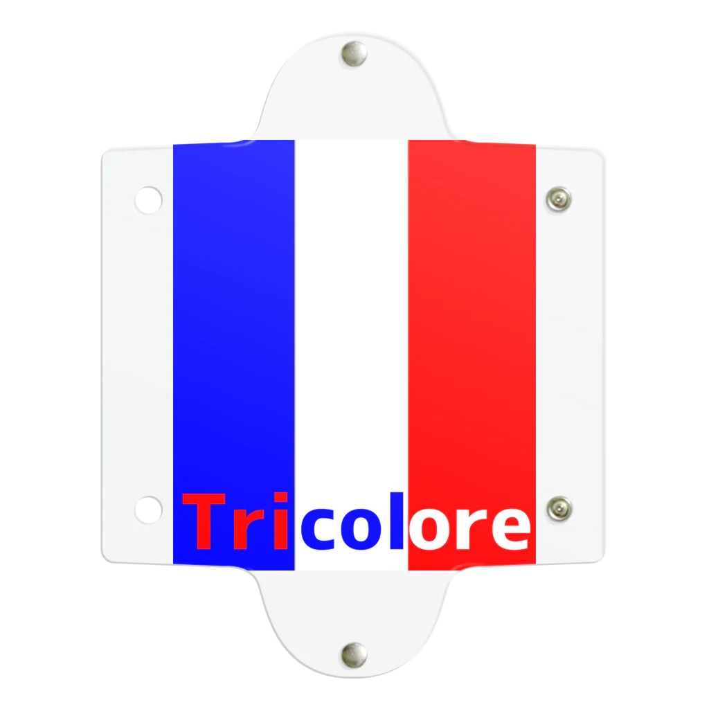 S.S.Tricoloreのトリコロールロゴ クリアマルチケース
