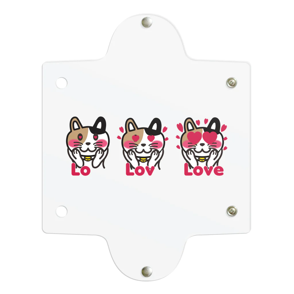 キッズモード某のねこLove Clear Multipurpose Case