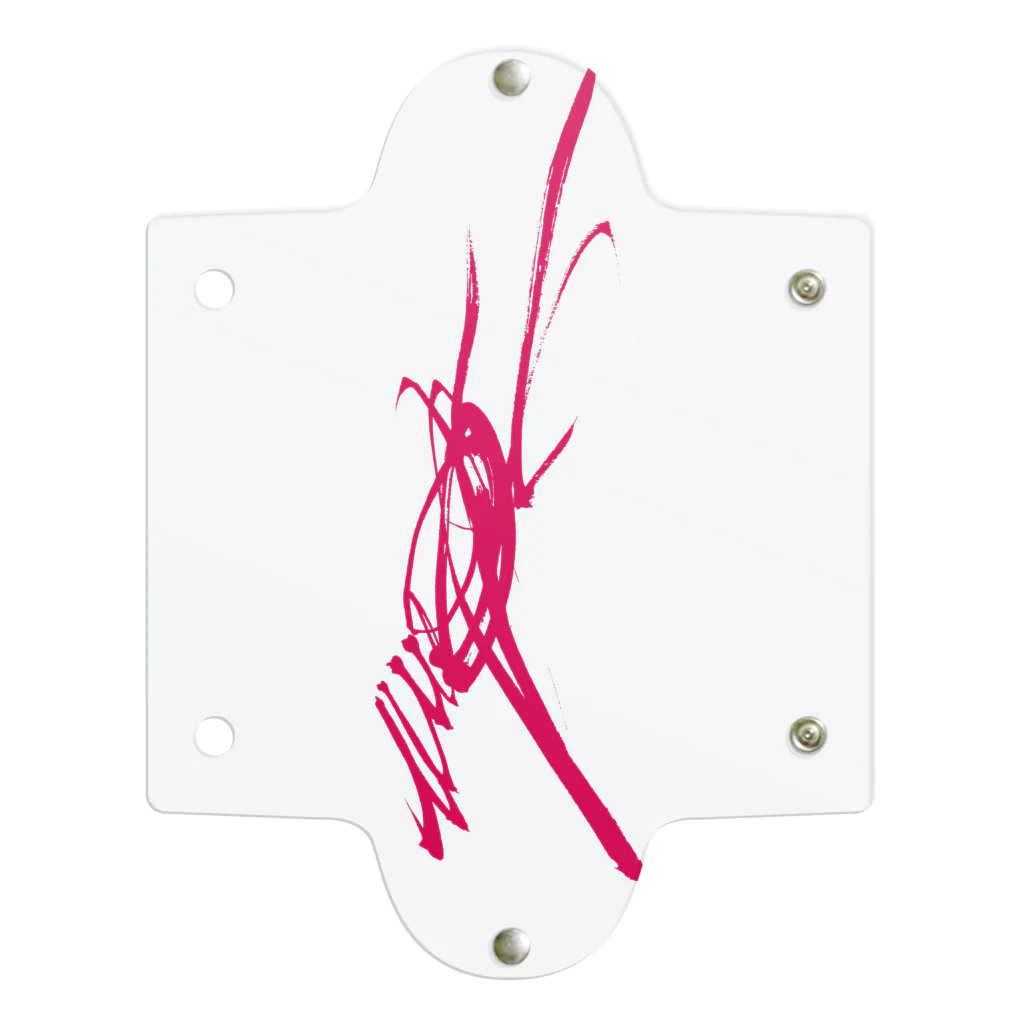 ATELIER RYUSEIの馬 uma-running-pink design Clear Multipurpose Case