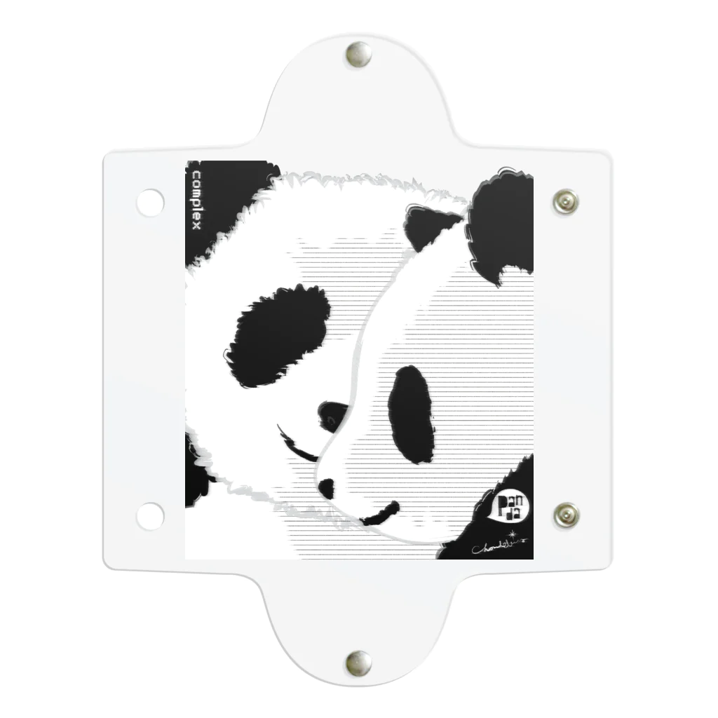 LittleLoroのPANDA COMPLEX パンダ頭複合体 0469 Clear Multipurpose Case