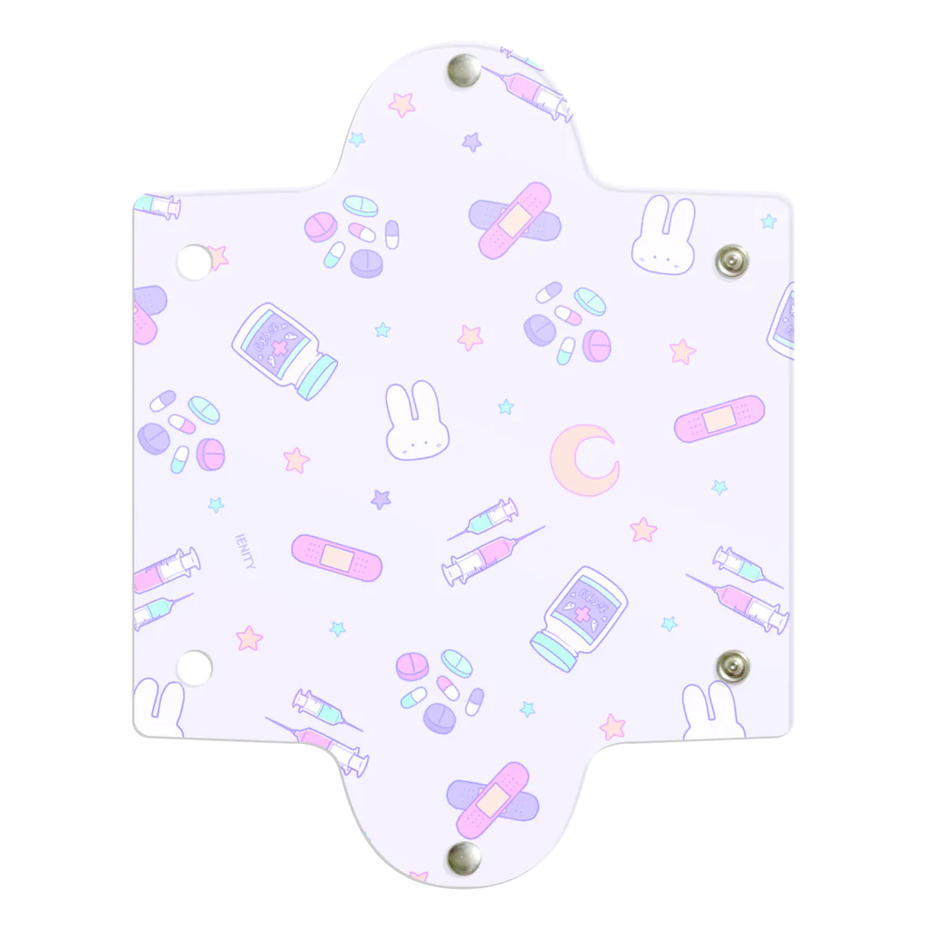 IENITY　/　MOON SIDEの【IENITY】 Yamikawaii Syndrome #Purple クリアケース Clear Multipurpose Case