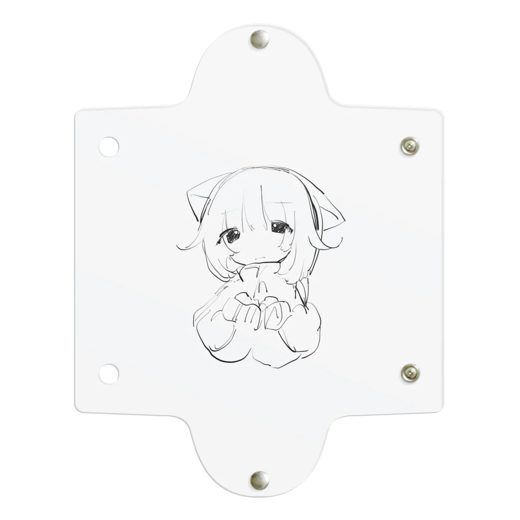 ゆーきんの絵ぐっずのmho魯 Clear Multipurpose Case