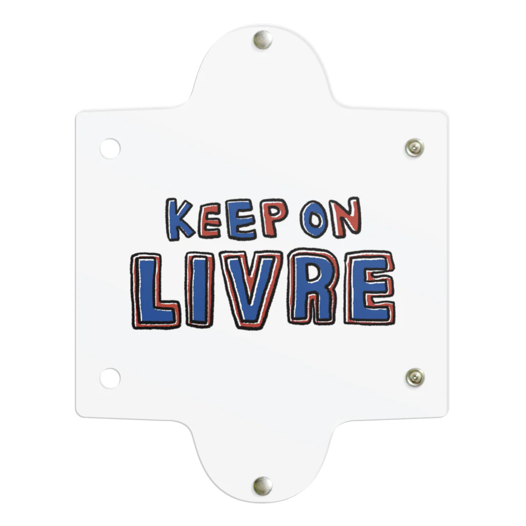 Keep On LIVREのKeepOnLIVRE（青赤LOGO） Clear Multipurpose Case