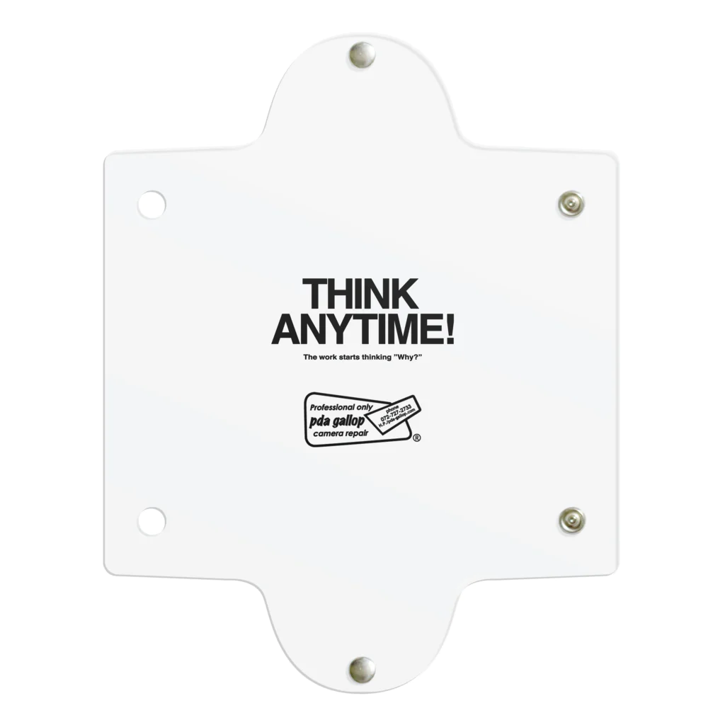 pda gallop official goodsのTHINK ANY TIME! GOODS Clear Multipurpose Case