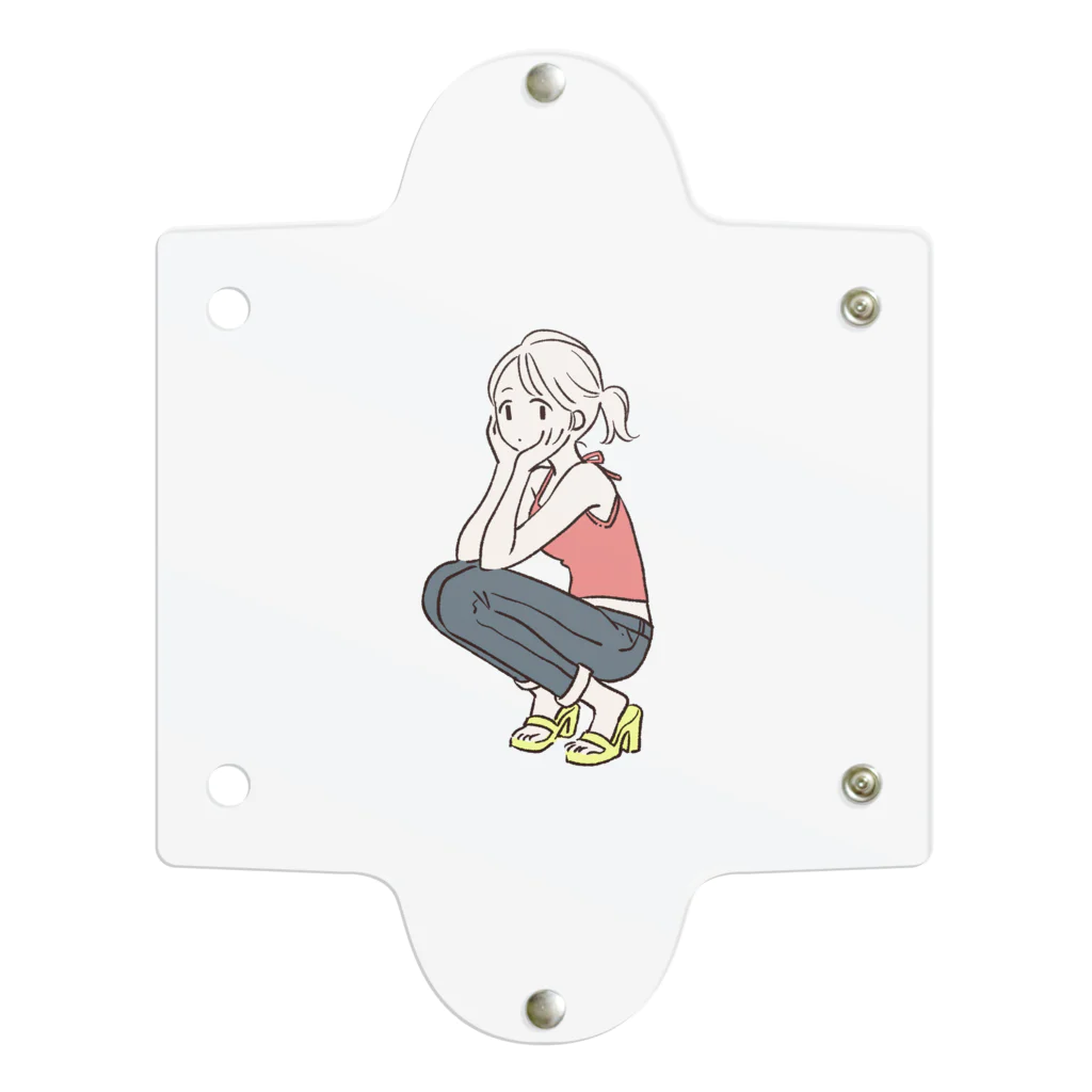 mfraの夏の女の子 Clear Multipurpose Case