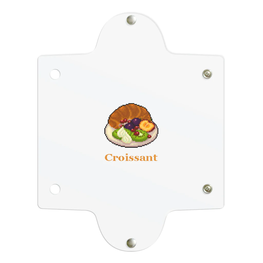 どっと屋のBreakfast Croissant Clear Multipurpose Case