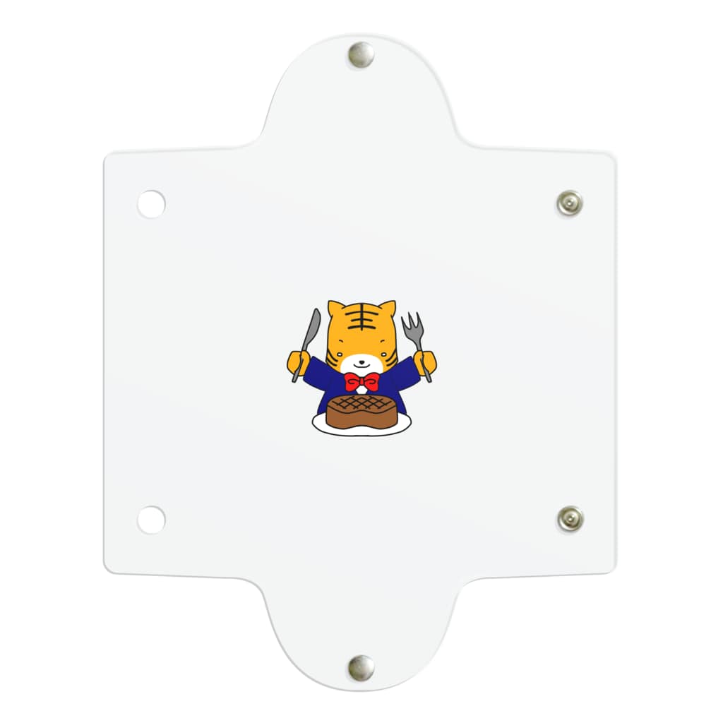 ほぼ動物園のトラのお食事 Clear Multipurpose Case