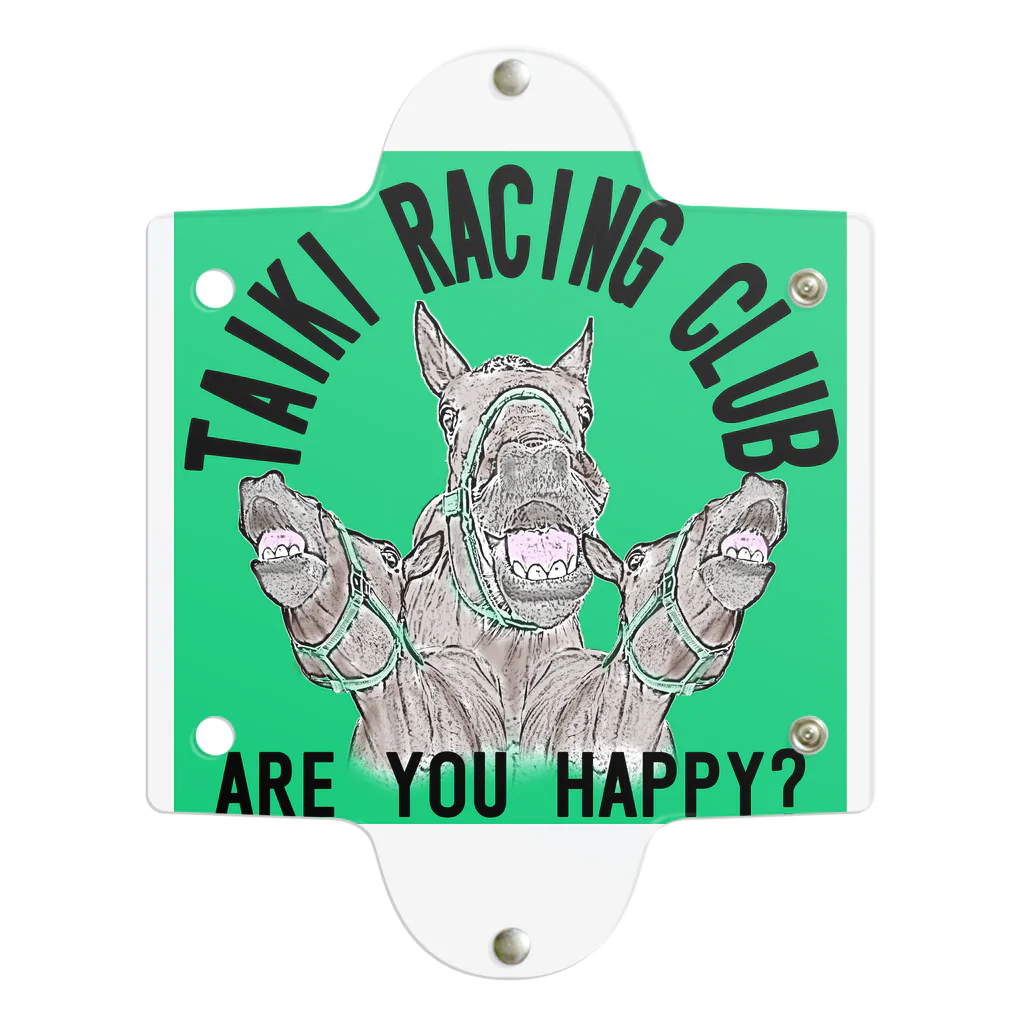 TaikiRacingClubShopのARE YOU HAPPY? クリアマルチケース