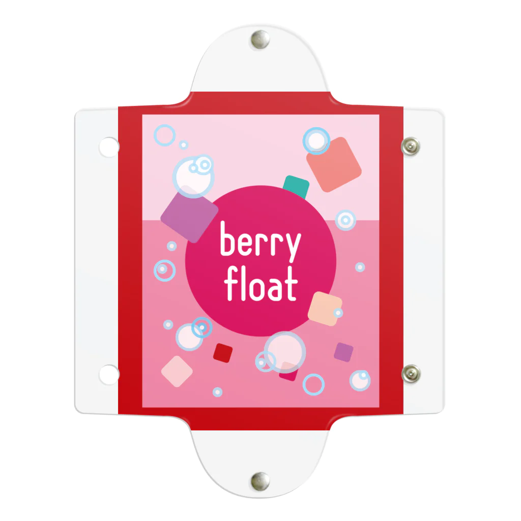 hr. grassのberry float クリアマルチケース