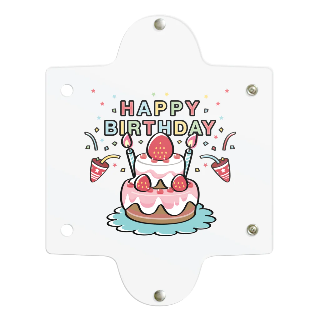 イラスト MONYAAT のCT61HAPPY BRITHDAY  Clear Multipurpose Case