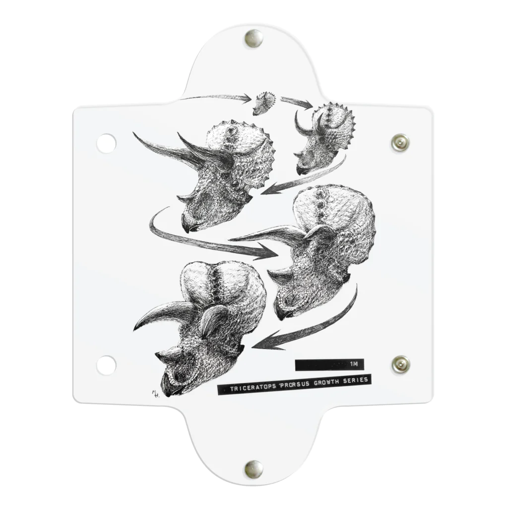 segasworksのTriceratops prorsus growth series Clear Multipurpose Case