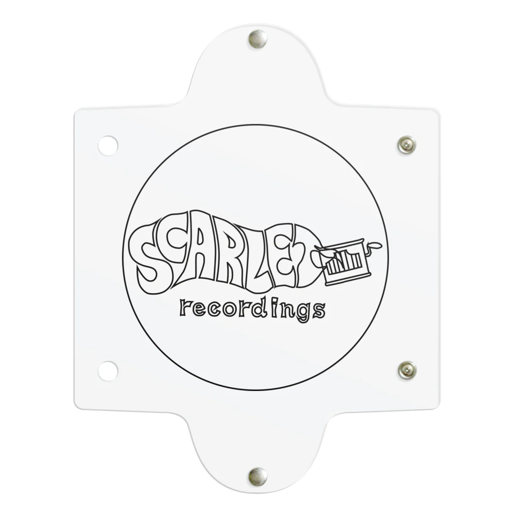 SCARLET recordings FactoryのSCARLET Logo #1 クリアマルチケース