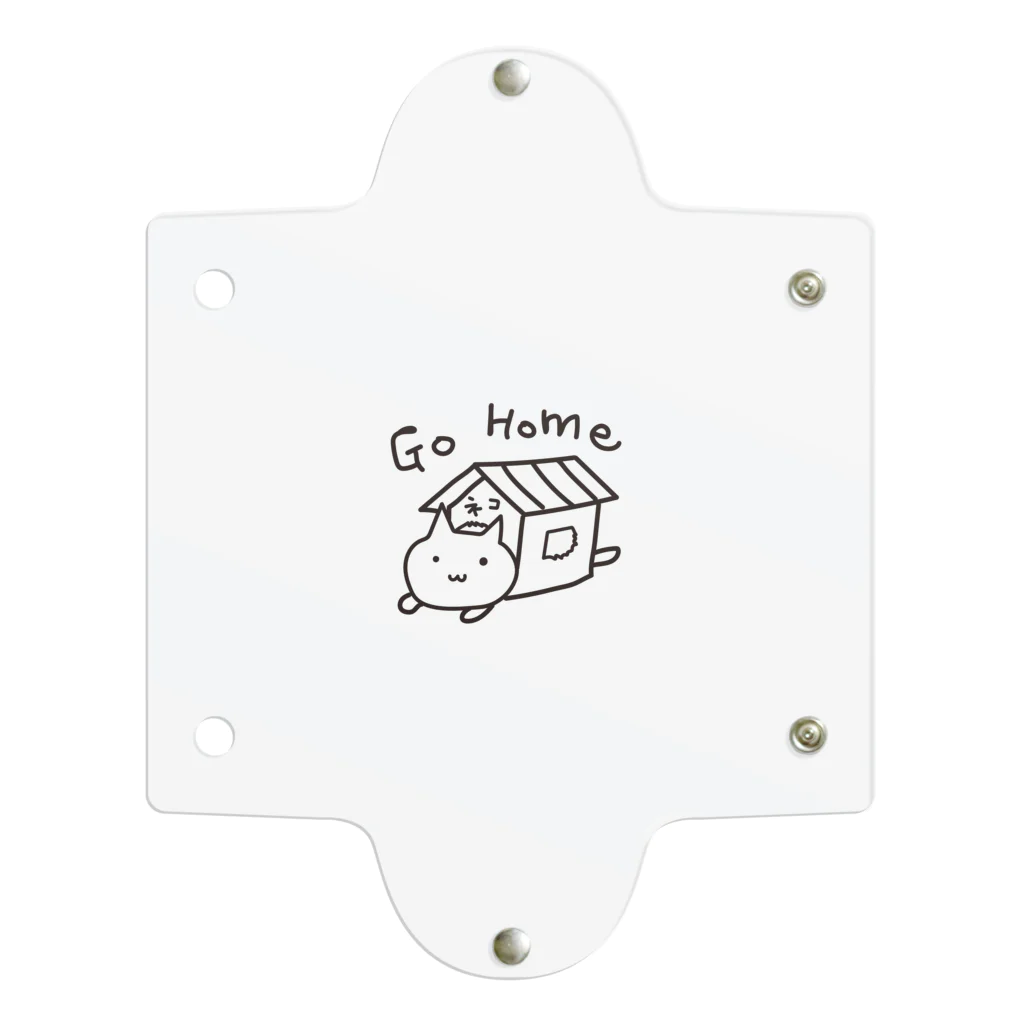 かぶとらのゆるいねこ　「go gome」 Clear Multipurpose Case