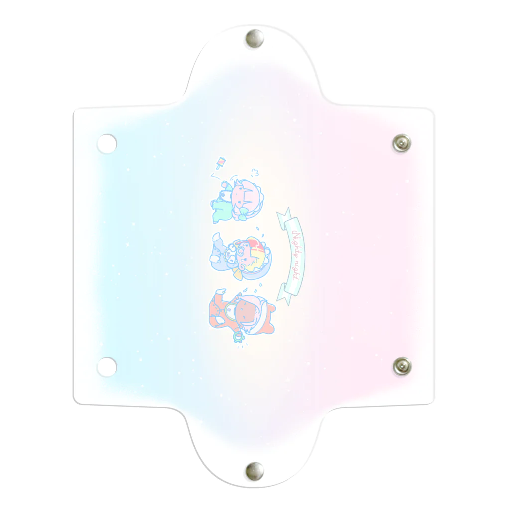 ブラーブラー トーキョー Suzuri店のあかちゃん柄(ファンシー)  Clear Multipurpose Case