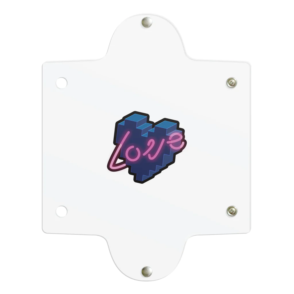 osakanagrillのloveネオン Clear Multipurpose Case