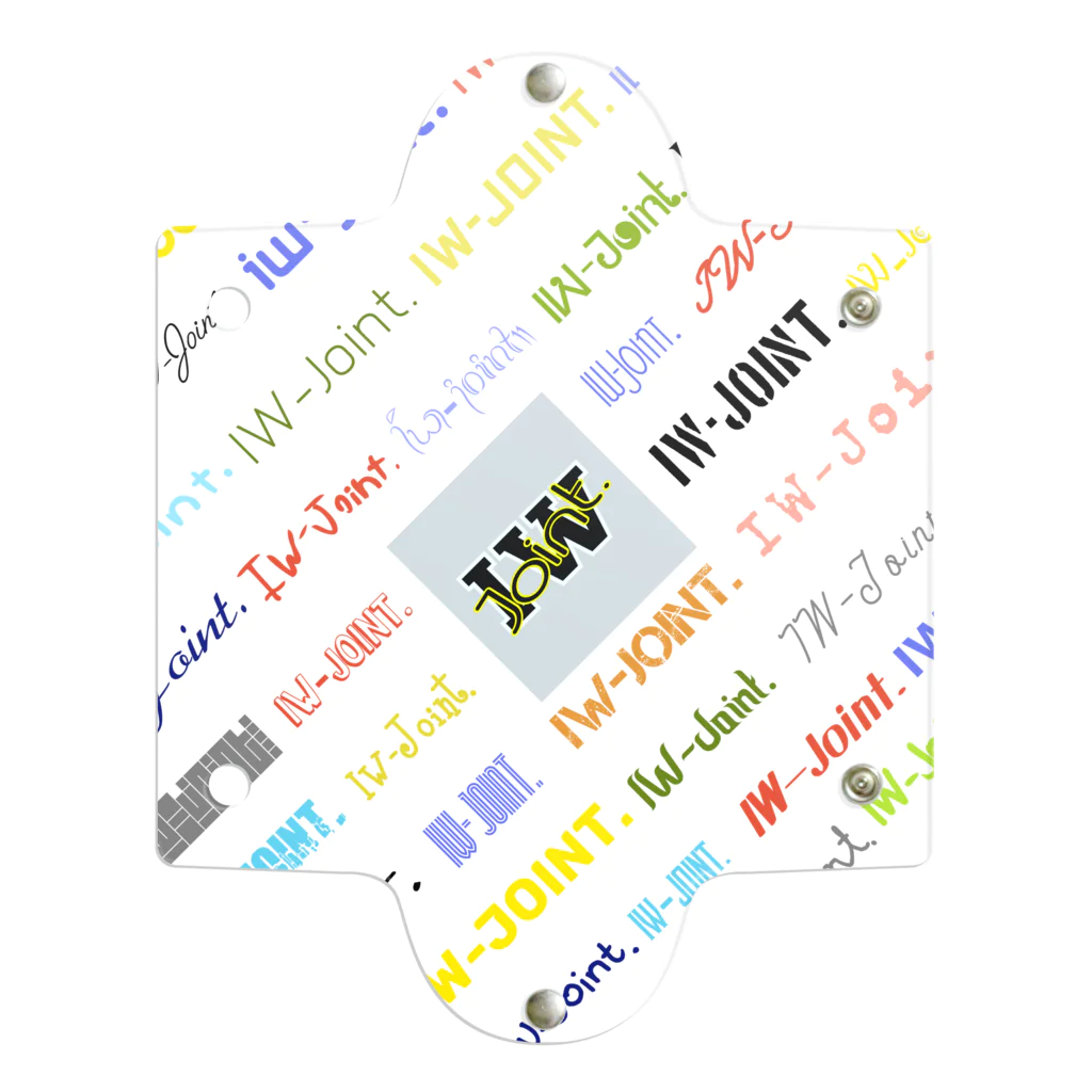 IW-Joint.のレインボーロゴ マルチケース クリアマルチケース