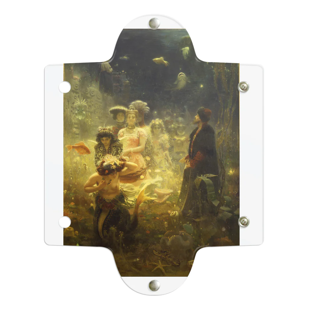 世界の絵画アートグッズのイリヤ・レーピン 《海底の王国でのサドコ》 クリアマルチケース