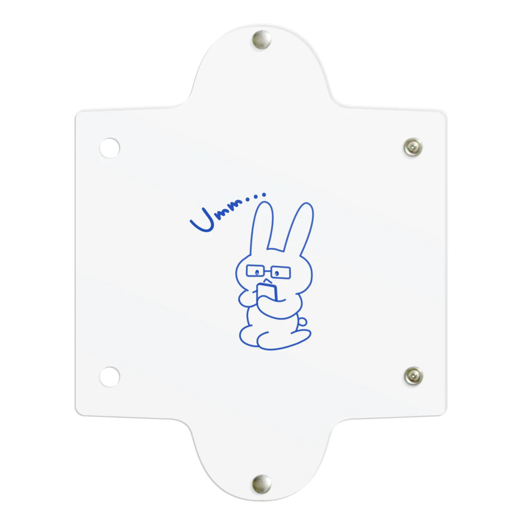 USAGI DESIGN -emi-のウサギのお買いもの Clear Multipurpose Case