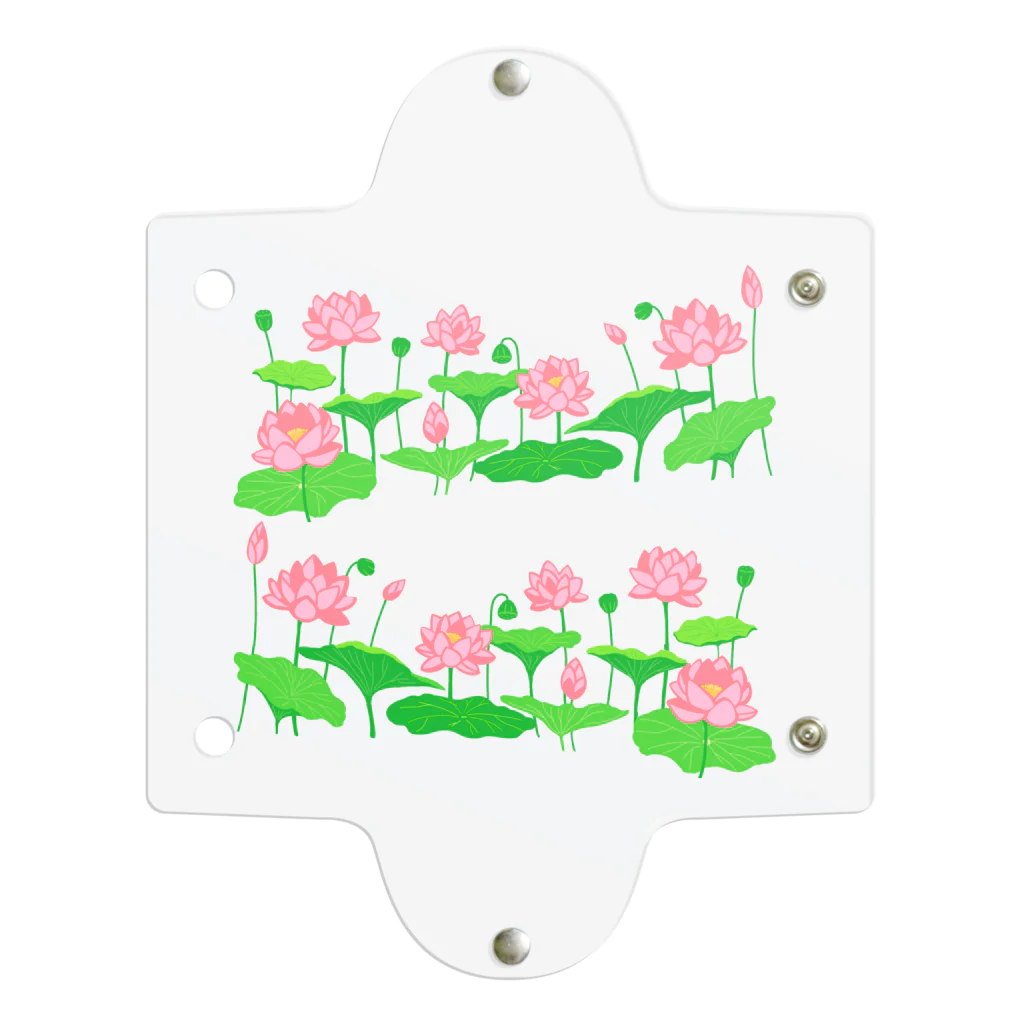 yumyamのここが蓮池になるイラスト(大きい柄) Clear Multipurpose Case