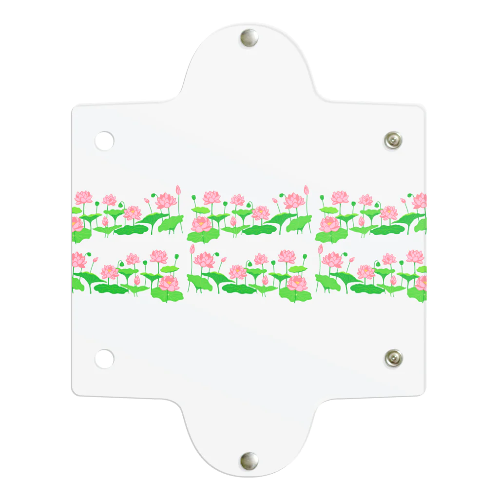 yumyamのここが蓮池になるイラスト(小さい柄) Clear Multipurpose Case