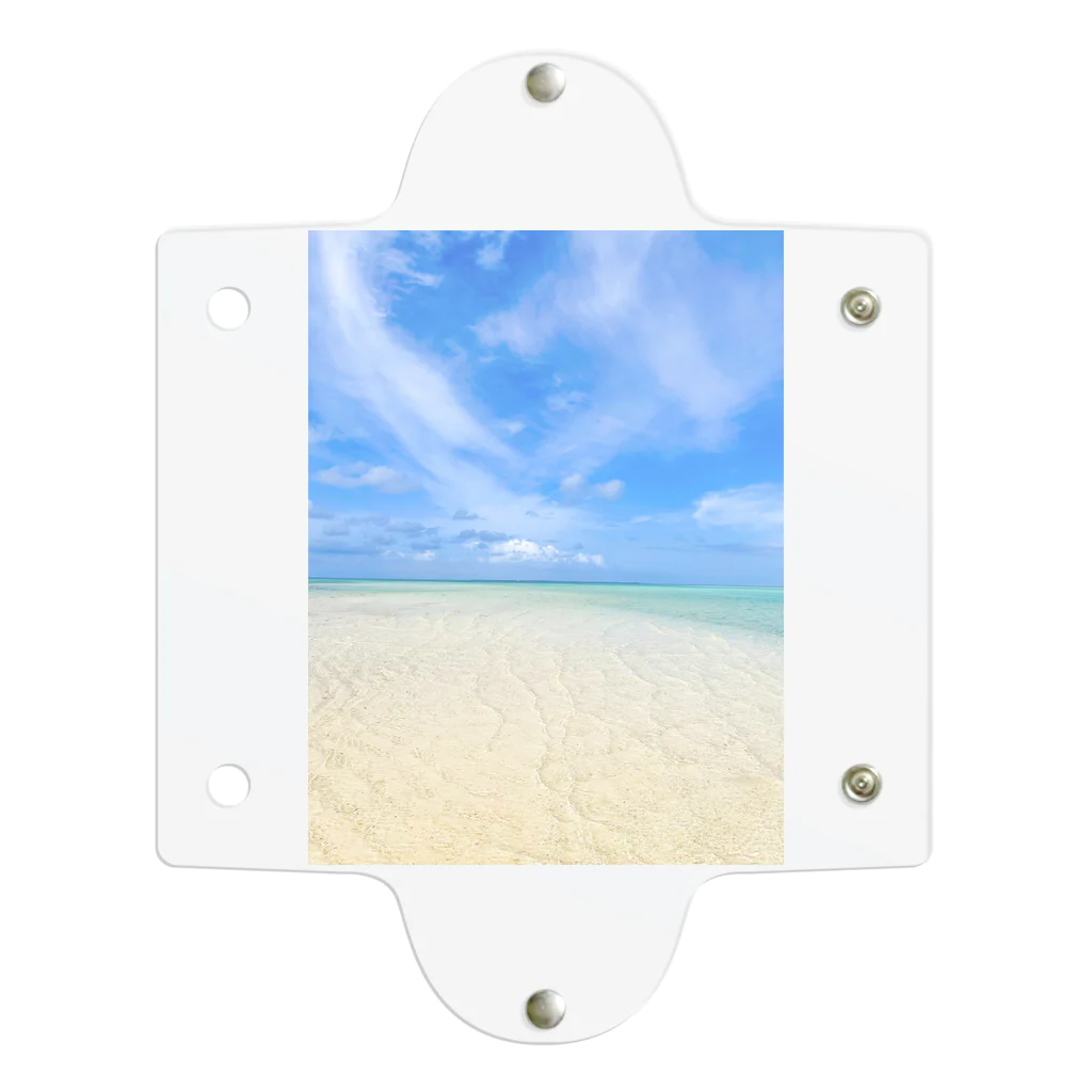 mizuphoto galleryのPraying blue Clear Multipurpose Case