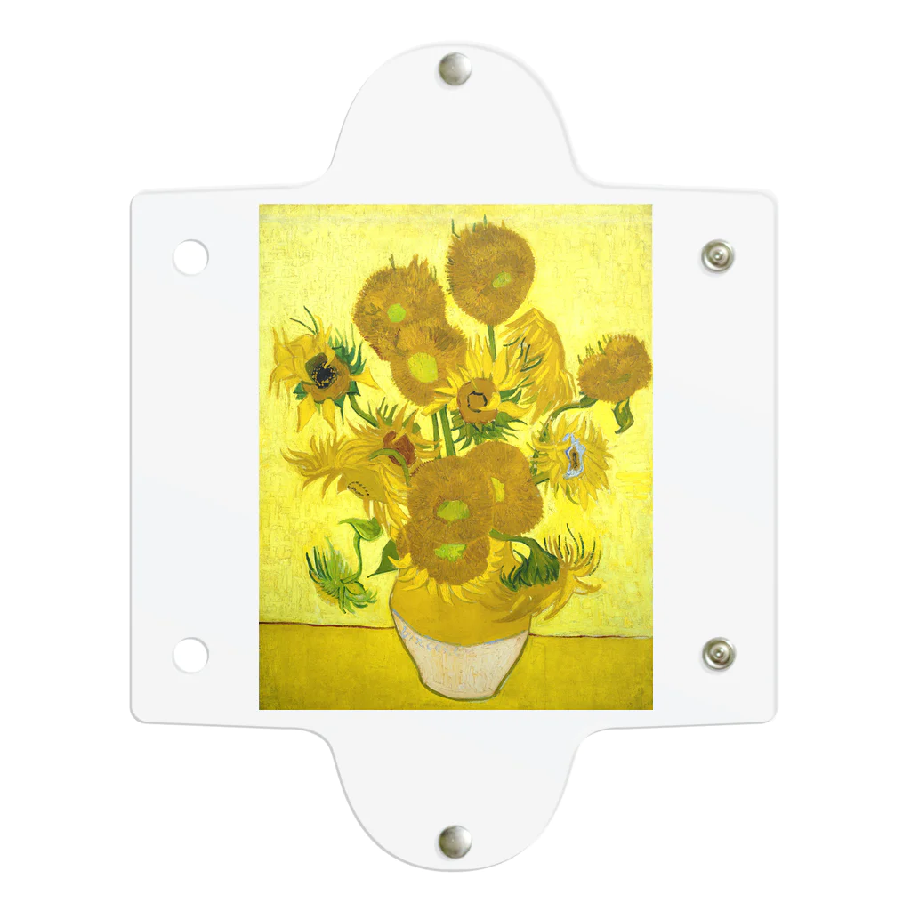 ART のゴッホ/ひまわり　Vincent van Gogh / Sunflowers Clear Multipurpose Case