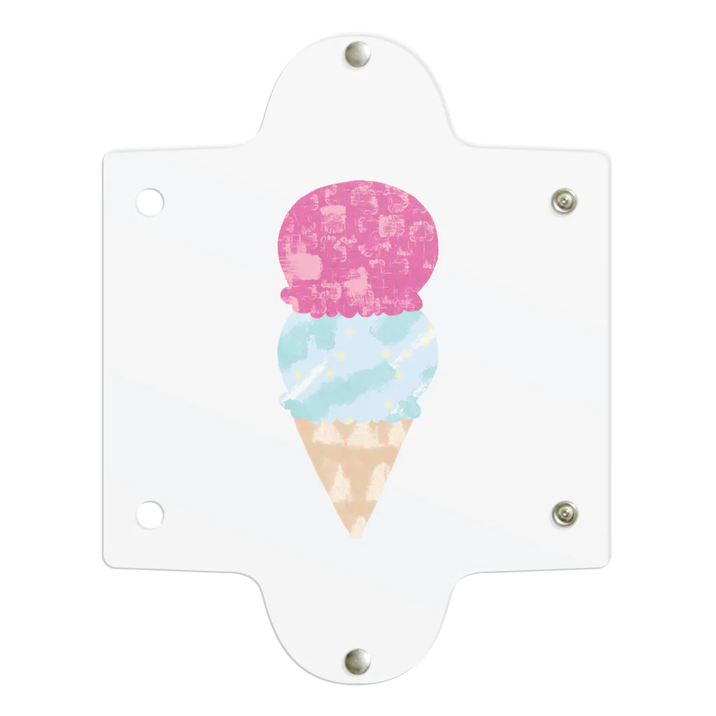 Happy circle online shopのHappy circle icecream クリアマルチケース