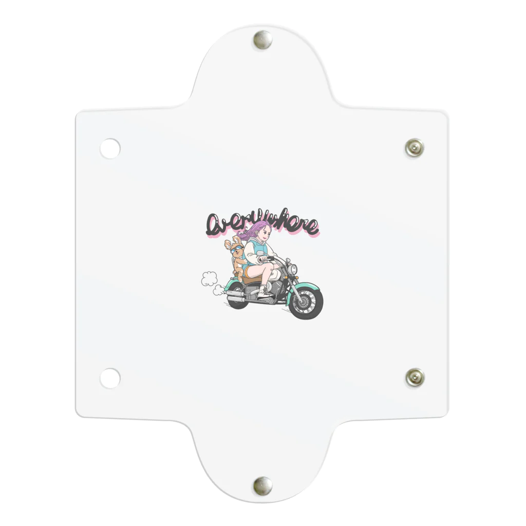 RIKAの【girl】biker2 Clear Multipurpose Case