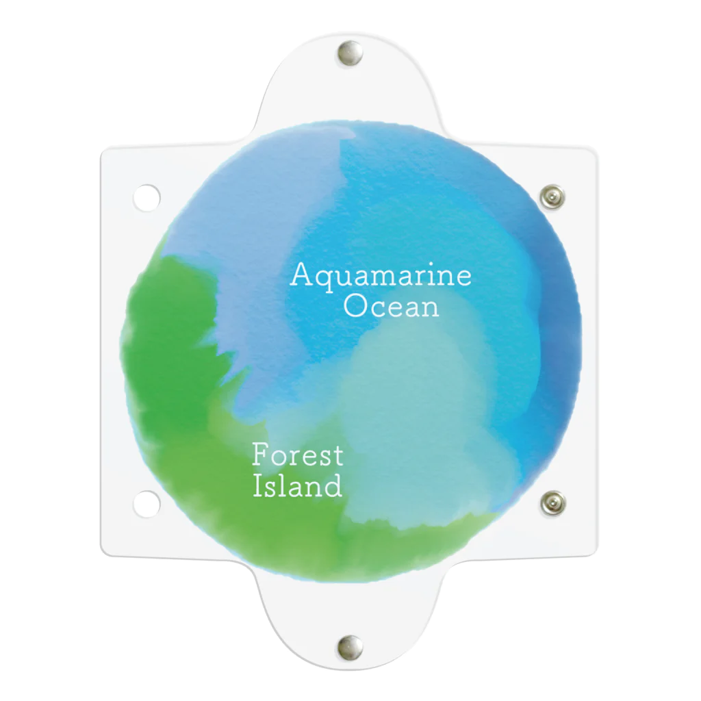 SuzukiCoのAquamarine Ocean Clear Multipurpose Case