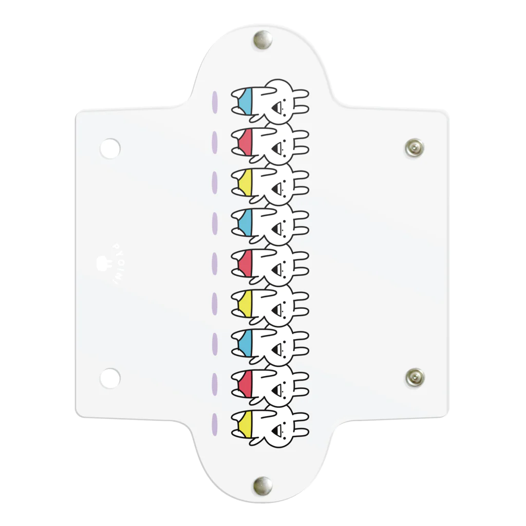 Mintoキャラクターストアのうさぎゅーん！パンツでぴょいん 투명 동전 지갑