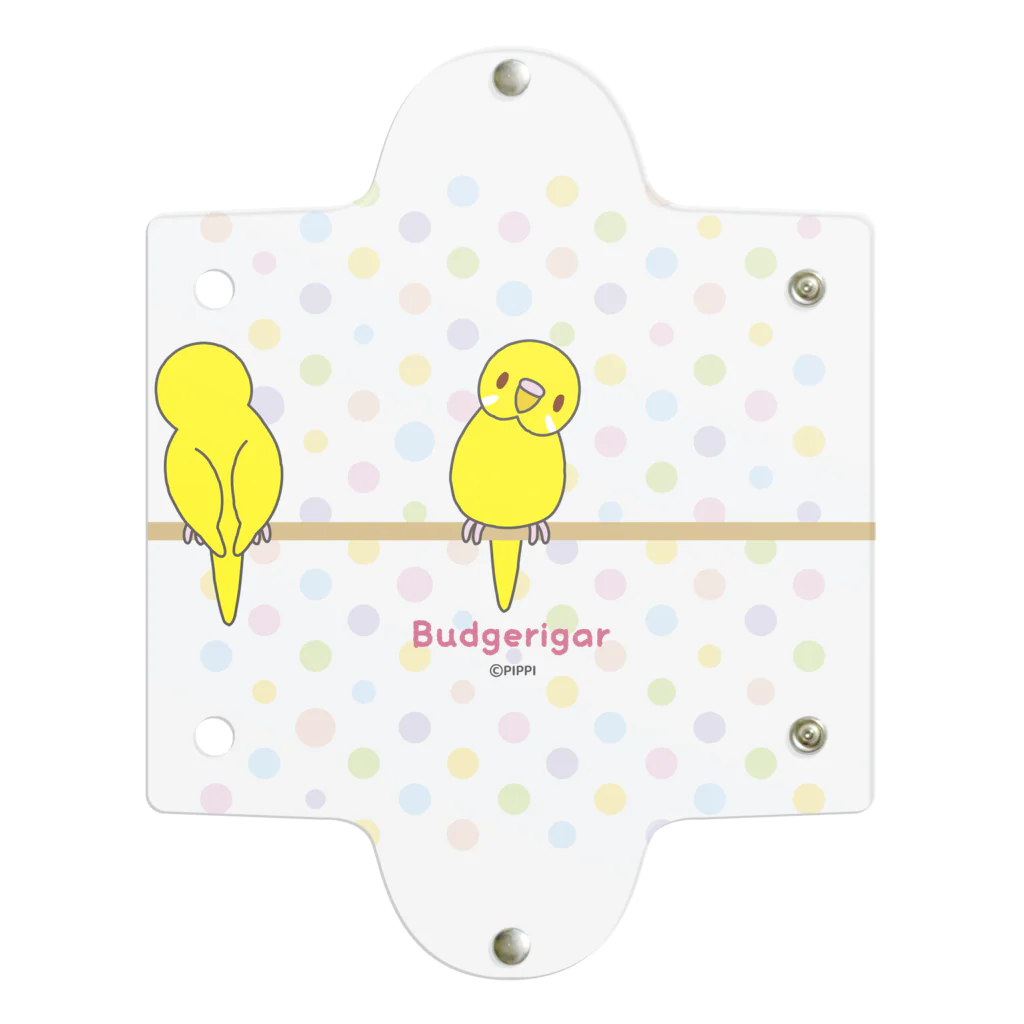 ぴっぴの巣♪ ＊セキセイインコ＊のルチノー男の子＊セキセイインコ＊ Clear Multipurpose Case