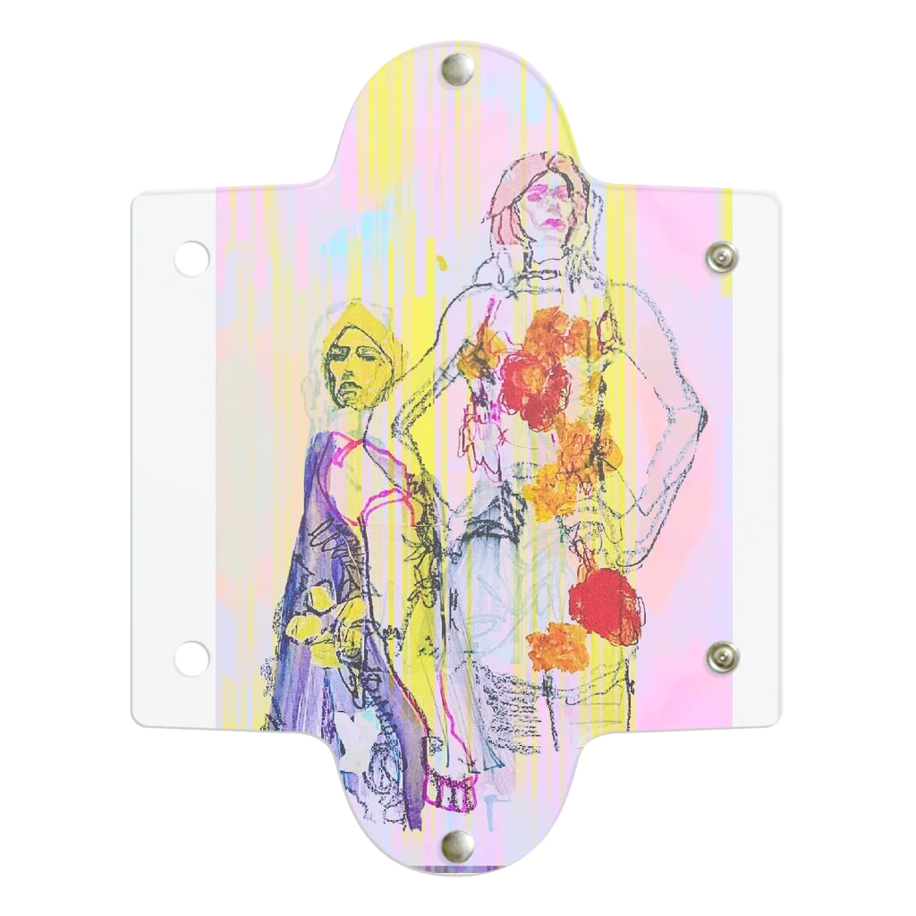 CAUCのflower girls (fancy ver.) Clear Multipurpose Case