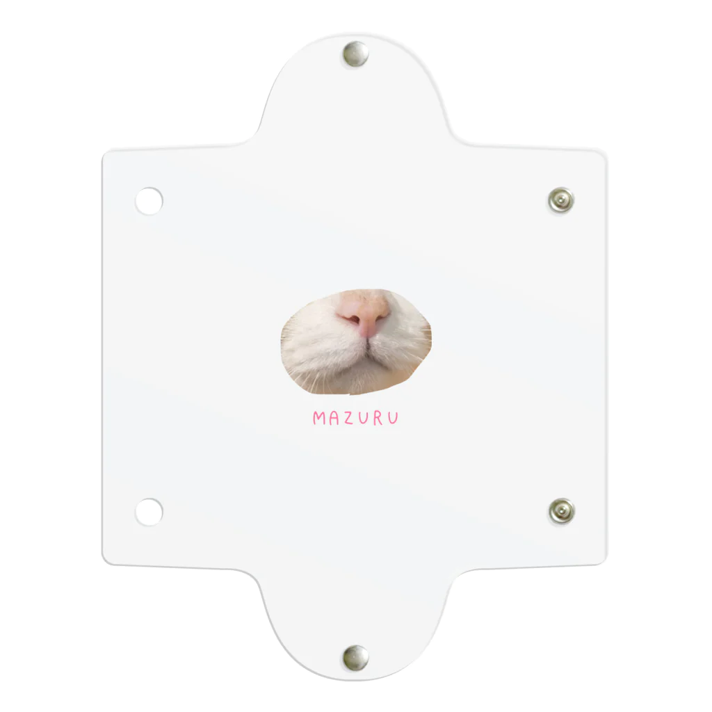 plentyの猫のまずる Clear Multipurpose Case