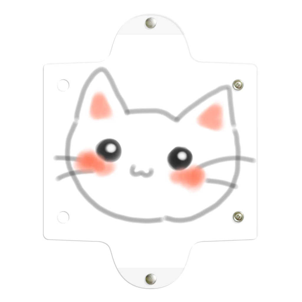 ゆるしょっぷのラクガキねこちゃん Clear Multipurpose Case