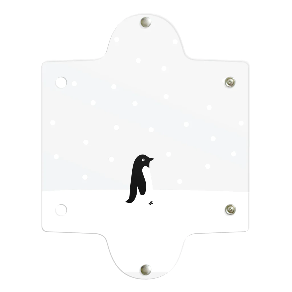 sugarのペンギンのスノーボール Clear Multipurpose Case