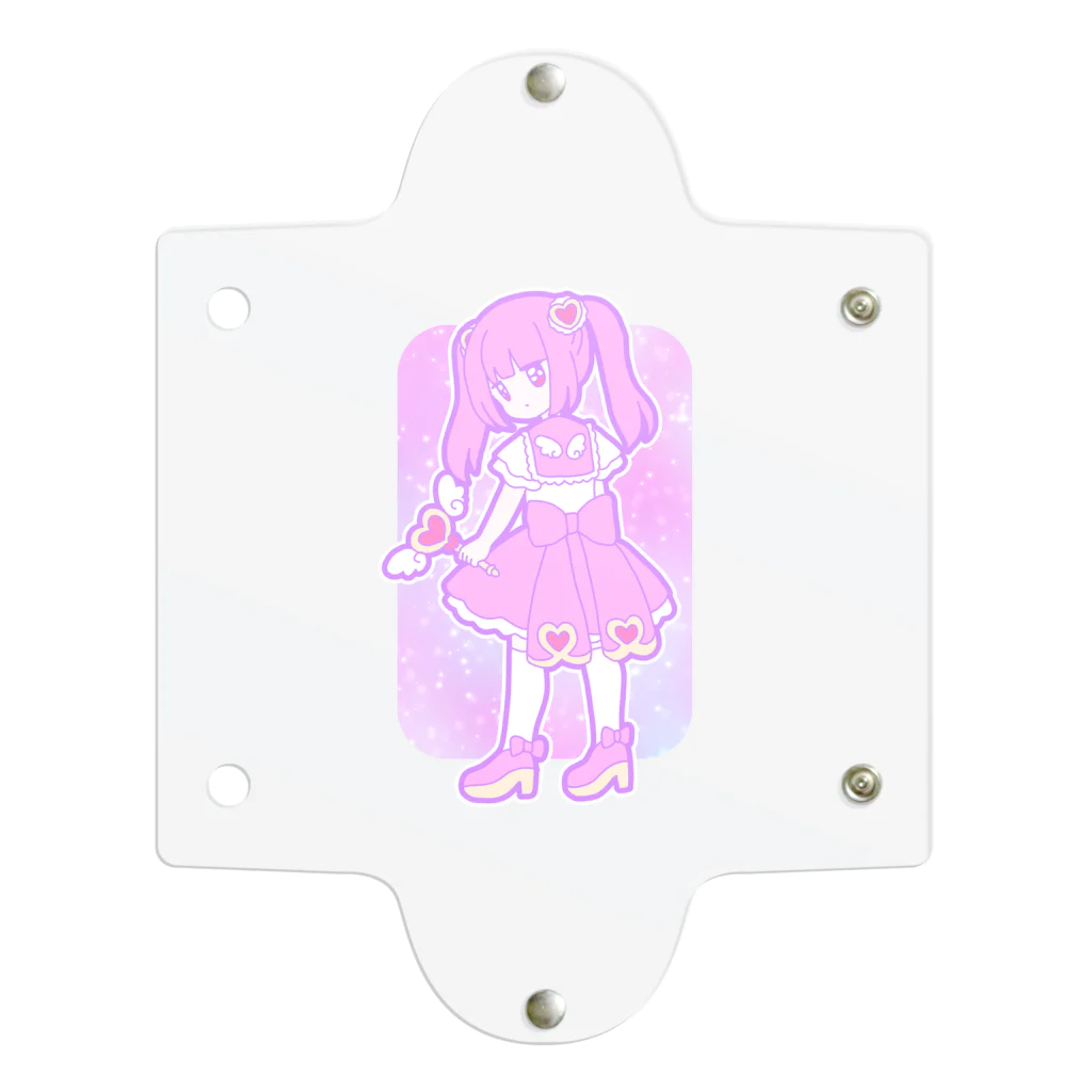 かわいいもののおみせ　いそぎんちゃくのゆめかわ魔法少女ちゃん Clear Multipurpose Case