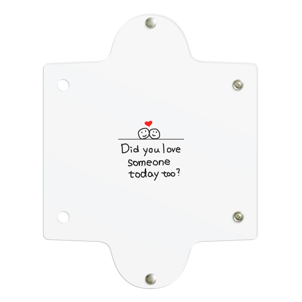 地球産のDid you love someone today too? Clear Multipurpose Case